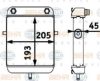 HELLA 8MO 376 726-001 Oil Cooler, engine oil